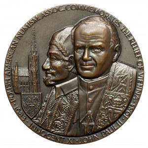 Medal PANA Sobieski / Jan Paweł II - piękny