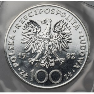 100 zlatých 1982 Ján Pavol II - s puzdrom