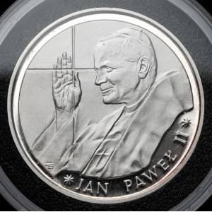 10.000 PLN 1988 Johannes Paul II. Dünnes Kreuz - mit PCS-Zertifikat