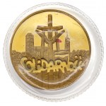 200.000 złotych 1990 Solidarność (39mm) - w oryginalnej zgrzewce i pudełku NBP