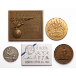 Zahraniční medaile a odznaky, sada (5 ks)