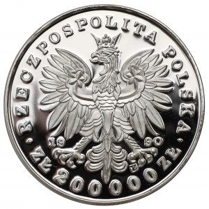 DUŻY Tryptyk 200.000 złotych 1990 Kościuszko