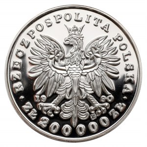 DUŻY Tryptyk 200.000 złotych 1990 Piłsudski