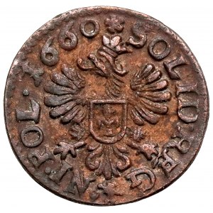 John II Casimir, Crown Boratynka 1660, Krakow - nice