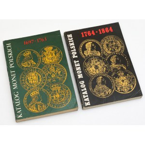 Katalog polských mincí - roky 1697-1763 a 1764-1864 (2ks)