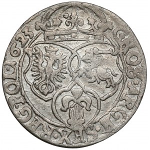 Žigmund III Vaza, šesťpercentný Krakov 1623 - BEZ nominálu - rarita