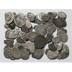 Russia, silver wire money (84pcs)