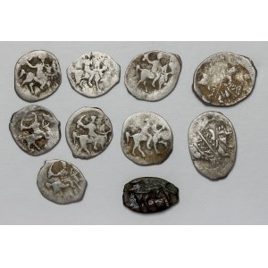 Russia, silver wire money (10pcs)