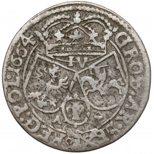 Jan II Kazimierz, Szóstak Bydgoszcz 1664 - IV - błędny nominał