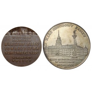 Beyer Medals and Reconstruction of the Royal Castle (2pcs)