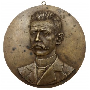 Medalion (260mm) autorstwa Czesława Makowskiego - bardzo ładny