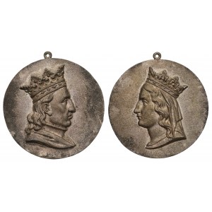 Medaillons (170mm) Ladislaus Jagiello und Jadwiga (2Stück)