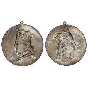 Medallions (170mm) of Ladislaus Jagiello and Jadwiga (2pcs)