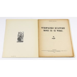 Ausgrabung von kuyavischen Münzen des 9. bis 11. Jahrhunderts, W. Wittyg - Ex.Kokociński