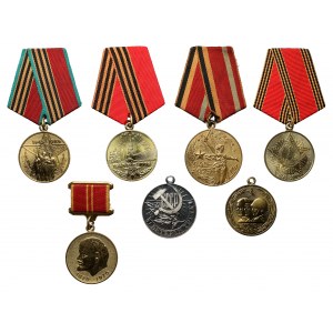 UdSSR, Medaillensatz (7 Stück)