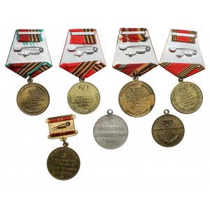 SSSR, sada medailí (7ks)