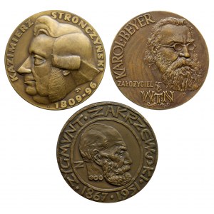 Numismatic medals 1951-1966, set (3pcs)