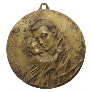 Religious medallion (126mm) Saint Anthony