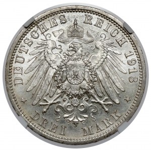 Preussen, 3 Mark 1913-A, Berlin