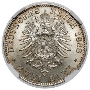 Prussia, 2 marks 1888-A, Berlin