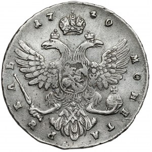 Russia, Anna, Ruble 1740, Moscow