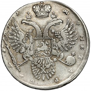 Russia, Anna, Ruble 1731, Moscow