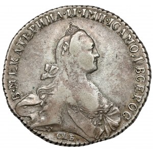 Russia, Catherine II, Ruble 1771 АШ, Petersburg