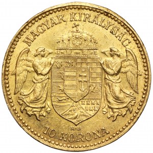 Ungarn, Franz Joseph I., 10 Kronen 1908 KB