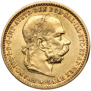 Austria, Franz Joseph I, 10 korona 1897