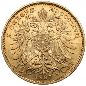 Austria, Franciszek Józef I, 10 koron 1897