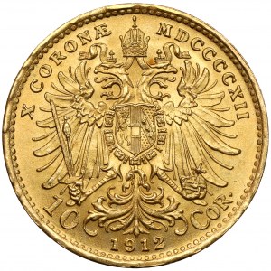 Austria, Franz Joseph I, 10 korona 1912