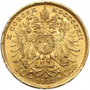 Rakúsko, František Jozef I., 10 korún 1912