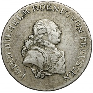 Prusko, Fridrich Viliam II., 1/3 toliarov 1791-E, Königsberg