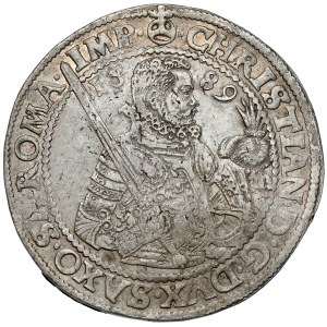 Sasko, Krystian I, Thaler 1589 HB, Drážďany