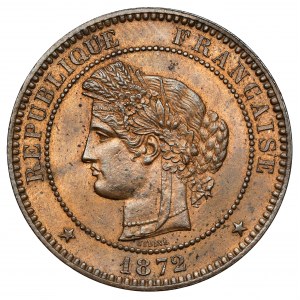 Francja, 10 centimes 1872-A