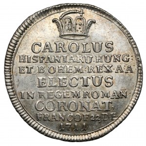 Österreich, Karl VI., Krönungsmünze 1711 - für den Heiligen Römischen Kaiser