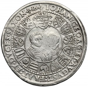 Saxony, Krystian II, John George I and Augustus, Thaler 1603 HB, Dresden