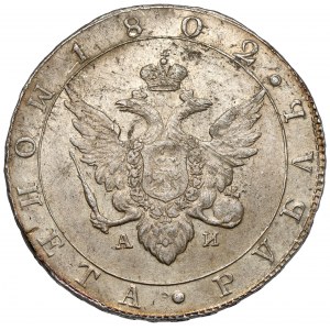 Russland, Alexander I., Rubel 1802 AИ, St. Petersburg