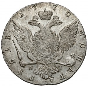 Russland, Katharina II., Rubel 1770 ЯЧ, St. Petersburg