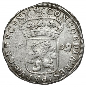 Niderlandy, Gelderland, Silver Ducat 1699 - przebitka daty