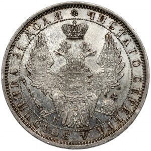 Russland, Nikolaus I., Rubel 1851 ПА, St. Petersburg