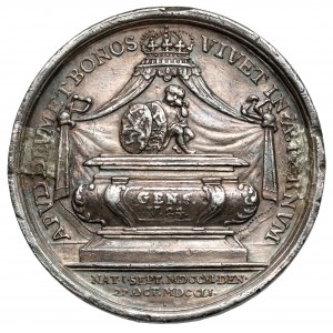 Niderlandy, Wilhelm IV, Medal 1715 - śmierć Wilhelma IV