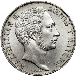 Bayern, Maximilian II, 2 Gulden (Mariengulden) 1855 - Patrona Bavariae