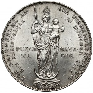 Bavorsko, 2 guldenů (Mariengulden) 1855 - Patrona Bavariae