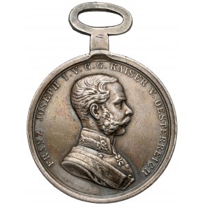Medal za Odwagę DER TAPFERKEIT, Franciszek Józef II, Srebrny - II Klasy