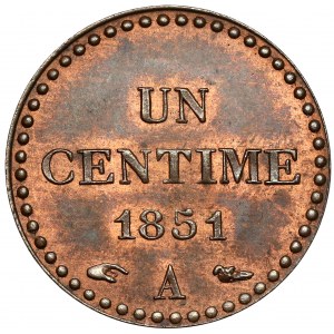 Francie, Centime 1851-A