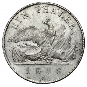 Prussia, Frederick William III, Thaler 1818-A, Berlin