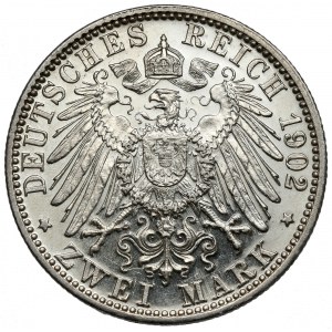 Bayern, 3 Mark 1902-D - Proof Like