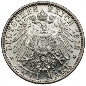 Bavaria, 3 marks 1902-D - Proof Like