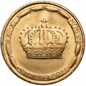 Luxembursko, január, 20 frankov 1964 - korunovácia